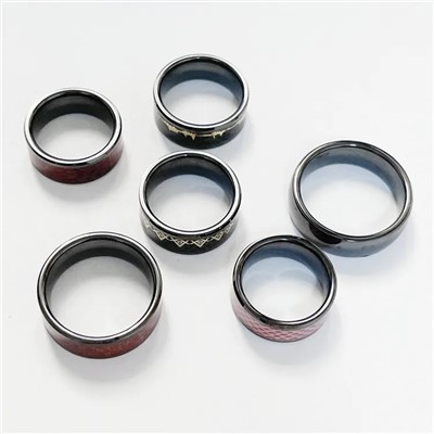 טבעת מתכת חרוטה